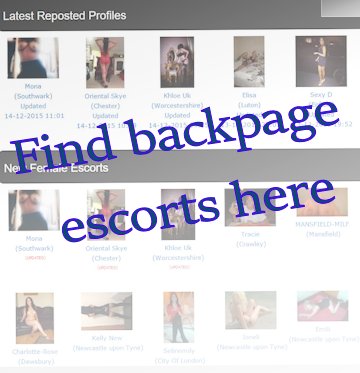 Backpage Escorts